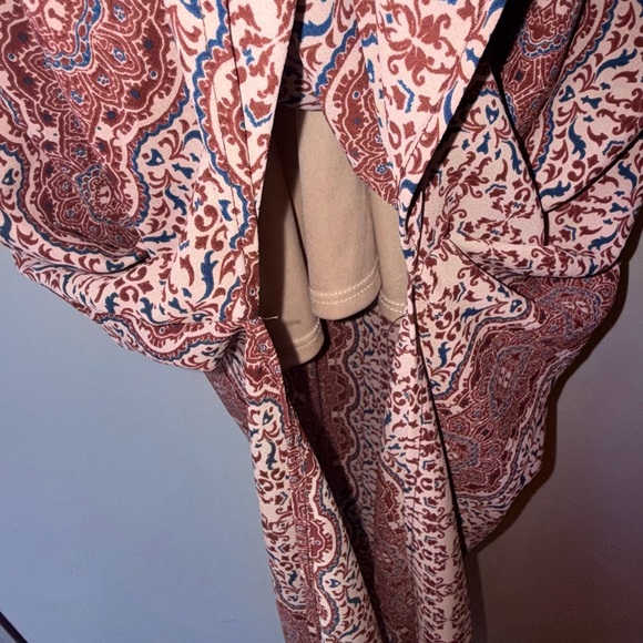 Altar'd State Brown Patterned Geo Maxi Dress - Picture 4 of 8